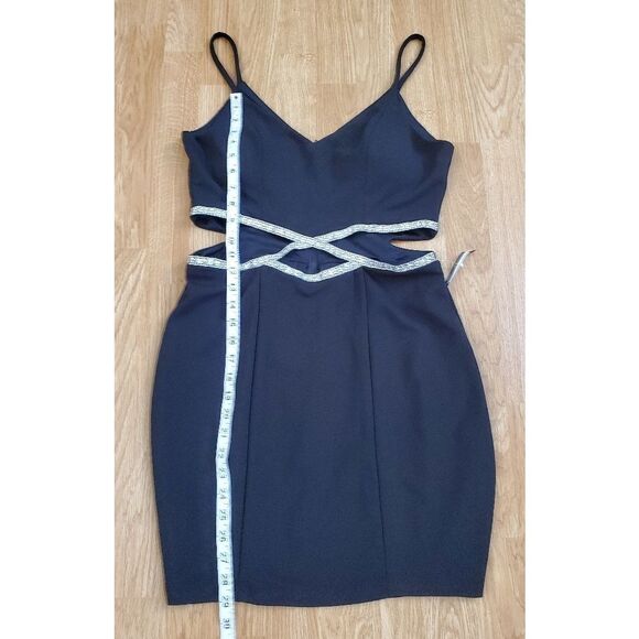 Speechless Juniors' Infinity-Waist Bodycon Dress size 13 in Black - NEW - Picture 8 of 12